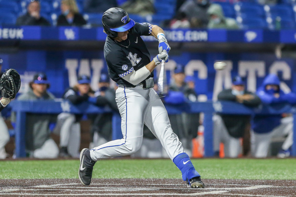 John Rhodes. 

Kentucky loses to Alabama 10 - 1.

Photo by Sarah Caputi | UK Athletics