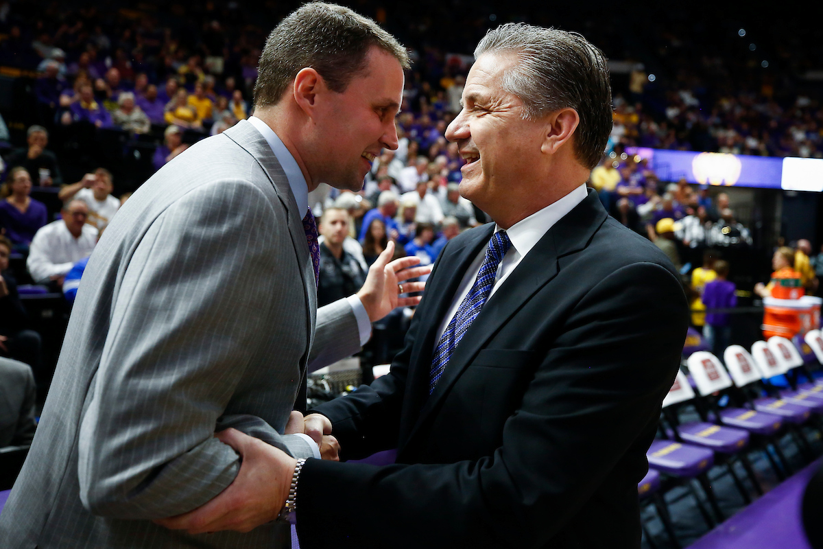 John Calipari.

Kentucky beat LSU 79-76.

Photo by Chet White | UK Athletics