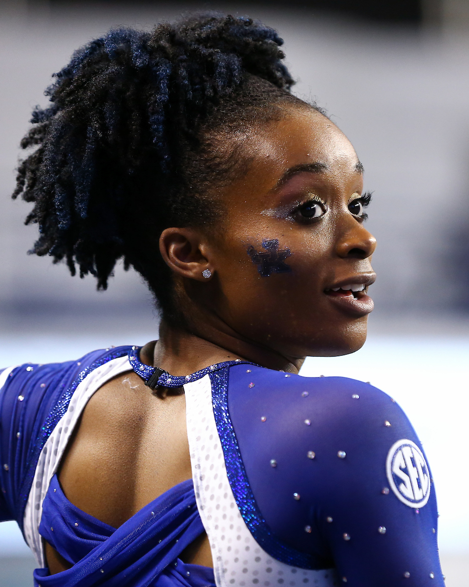 Arianna Patterson.

Kentucky gymnastics loses to Florida.

Photo by Tommy Quarles | UK Athletics