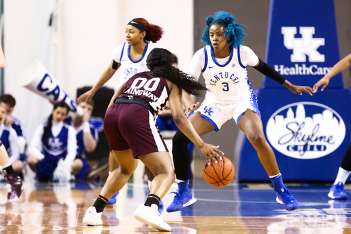 KeKe McKinney.

Kentucky beat Mississippi State 73-62.

Photo by Grace Bradley | UK Athletics