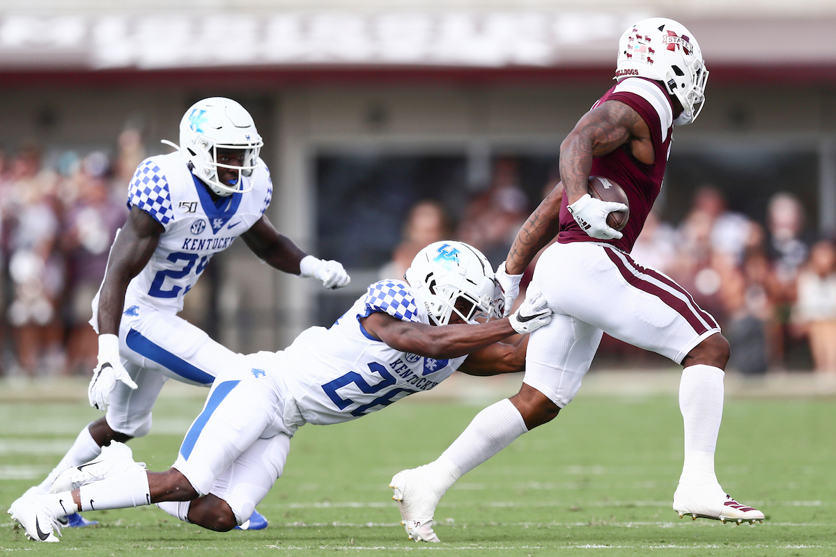 BRANDIN ECHOLS.

Kentucky falls to Mississippi State, 28-13.

Photo by Elliott Hess | UK Athletics