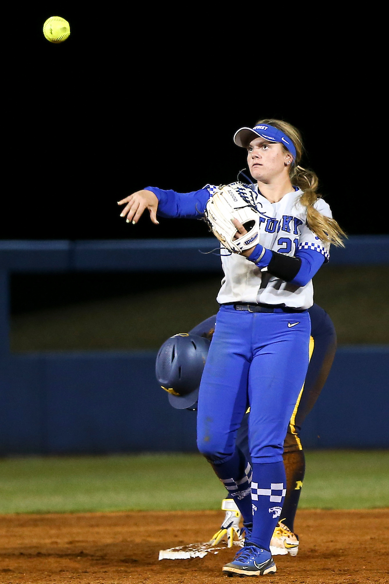 Erin Coffel.

Kentucky beats Michigan 9-2.

Photo by Grace Bradley | UK Athletics