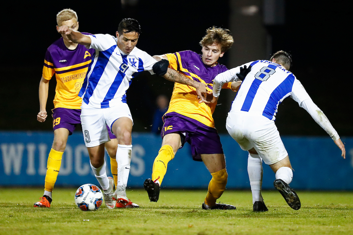 Jason Reyes. Marcel Meinzer.

Men's soccer beat Lipscomb 2-1.

Photo by Chet White | UK Athletics