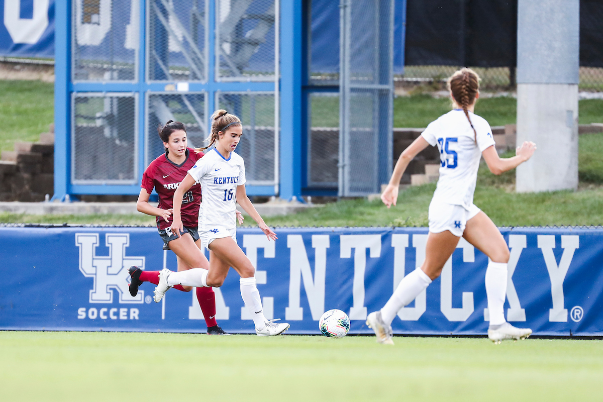 Caroline Trout. 

Arkansas defeats Kentucky 4-1.

Photo by Grant Lee | UK Athletics