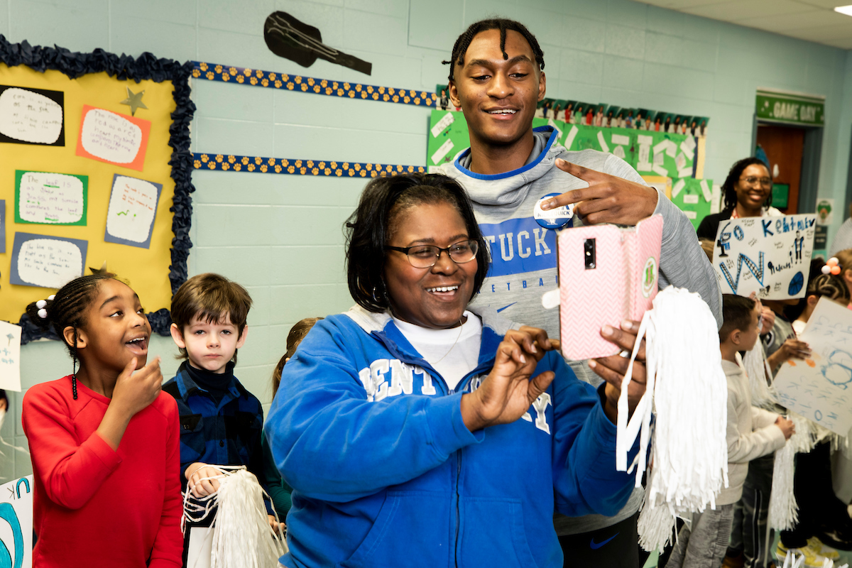 Nick Richards and Immanuel Quickley. #PickNickAndQuick.

Photo by Chet White | UK Athletics