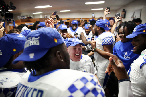 Mark Stoops
The UK Football team beat Penn State 27-24 in the Citrus Bowl. 

Photo by Britney Howard  | UK Athletics