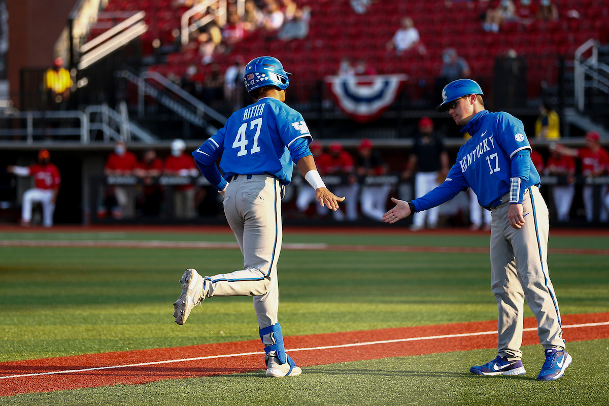 Ryan Ritter. 

Kentucky beats Louisville, 11-7. 

Photo By Barry Westerman | UK Athletics