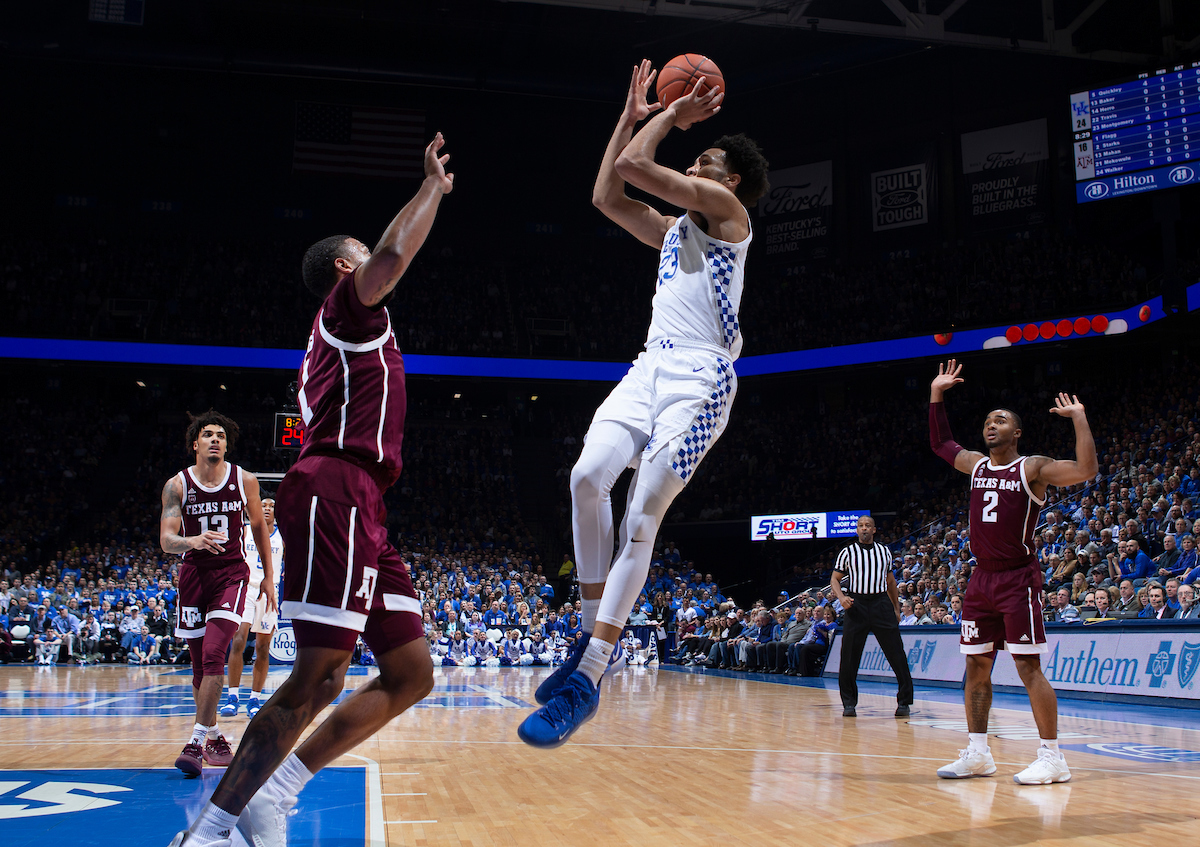 EJ Montgomery. 

Kentucky beat Texas A&M 85-74 on Tuesday, January 8, 2019.


Photo By Barry Westerman | UK Athletics