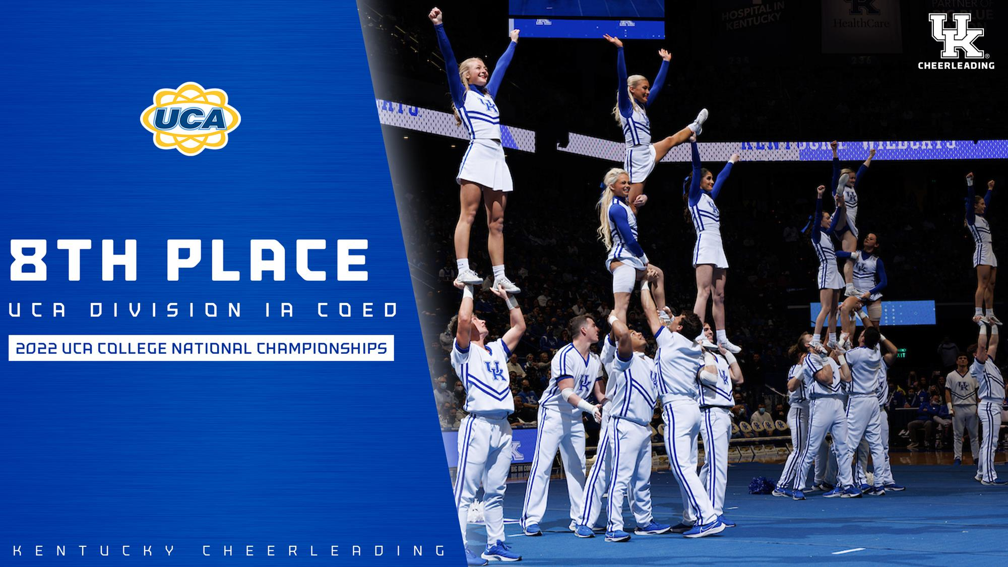 Kentucky Cheerleading Finishes Eighth in UCA National Competition
