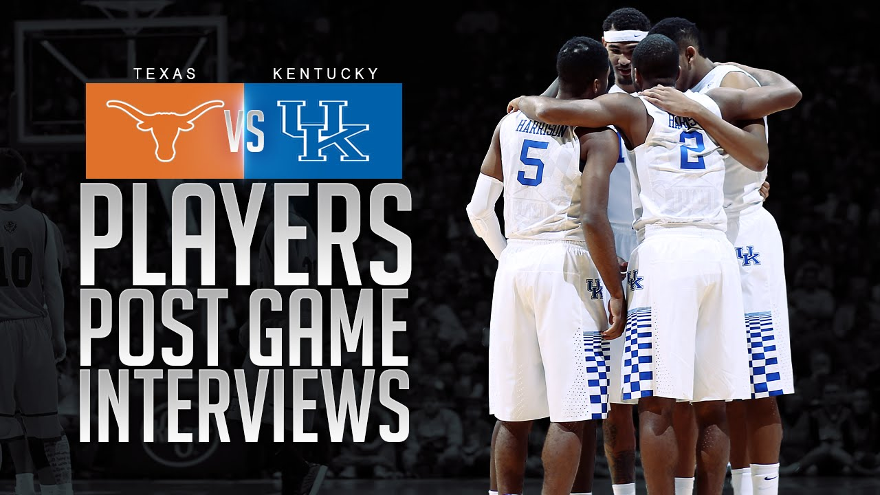 Kentucky Wildcats TV: Cauley-Stein, Poythress, and Johnson - Texas Postgame