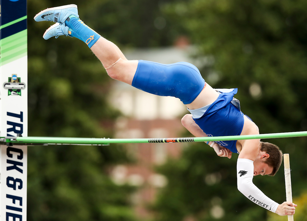Tim Duckworth.

Day two of the NCAA Track and Field Outdoor National Championships. Eugene, Oregon. Thursday, June 7, 2018.

Photo by Elliott Hess | UK Athletics