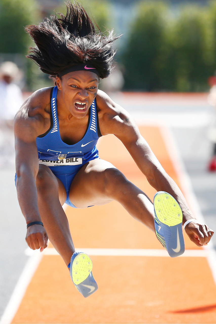 Marie Jose Ebwea-Bile.

Day three of the 2018 SEC Outdoor Track and Field Championships on Sunday, May 13, 2018, at Tom Black Track in Knoxville, TN.

Photo by Chet White | UK Athletics