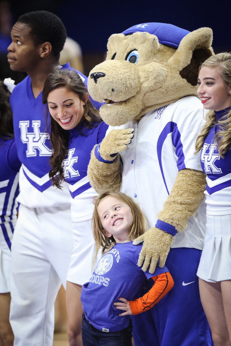 Scratch. Cheerleaders. 

UK women's basketball beat Virginia 63-51 at Rupp Arena on Thursday, November 15th,2018.

Photo by Eddie Justice | UK Athletics