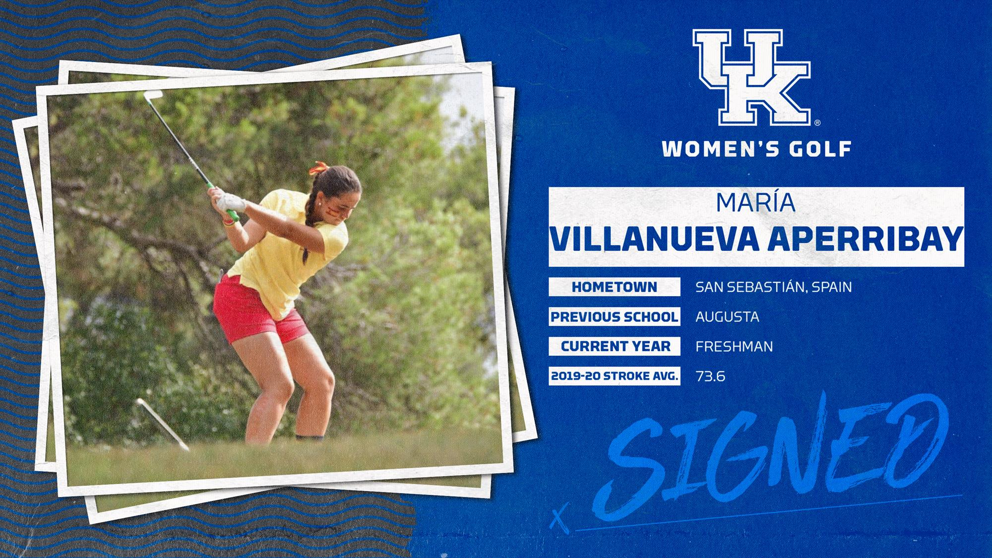 Kentucky Women’s Golf Adds Villanueva Aperribay from Augusta