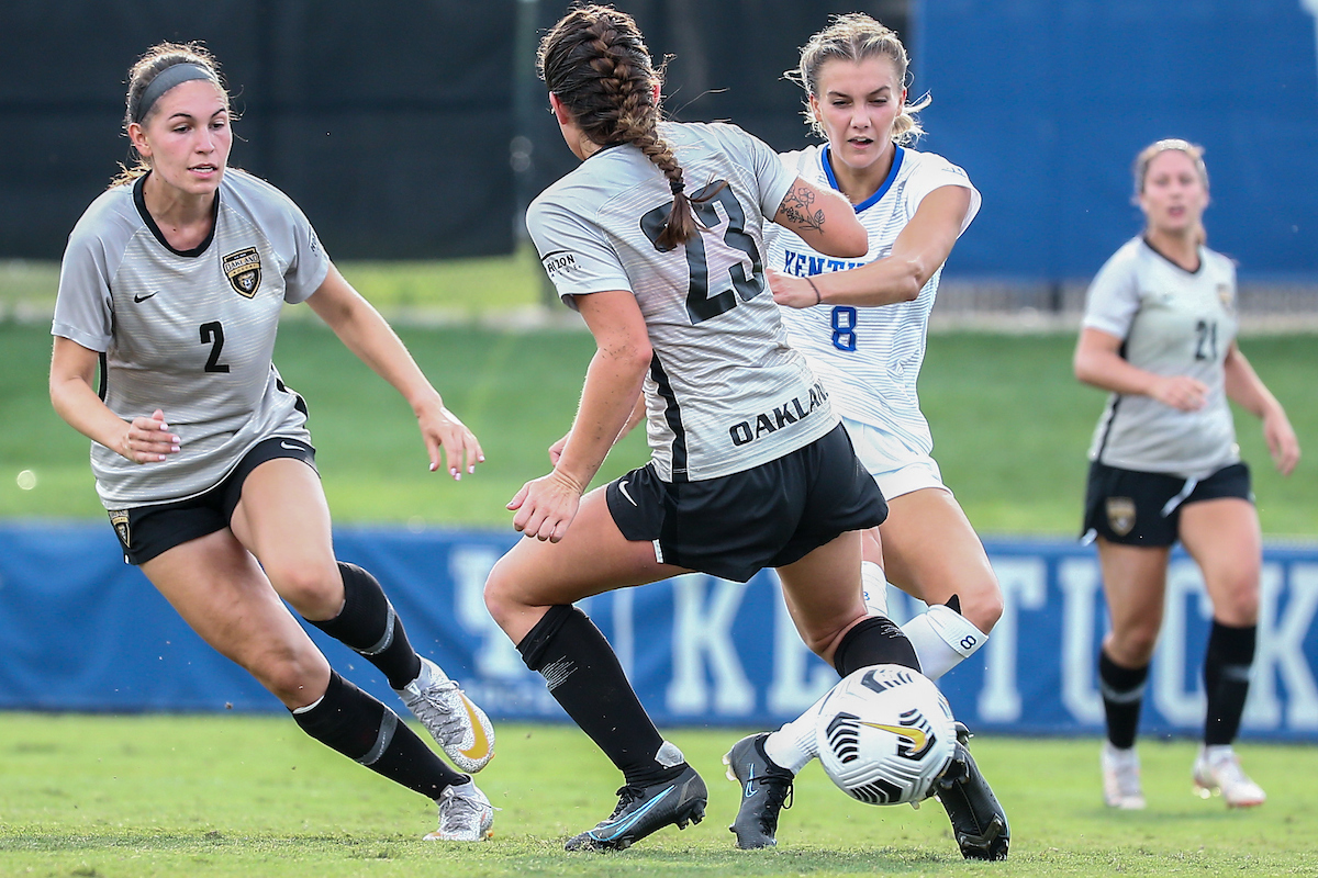 Hannah Richardson.

Kentucky beats Oakland University 4 - 1.

Photo by Sarah Caputi | UK Athletics