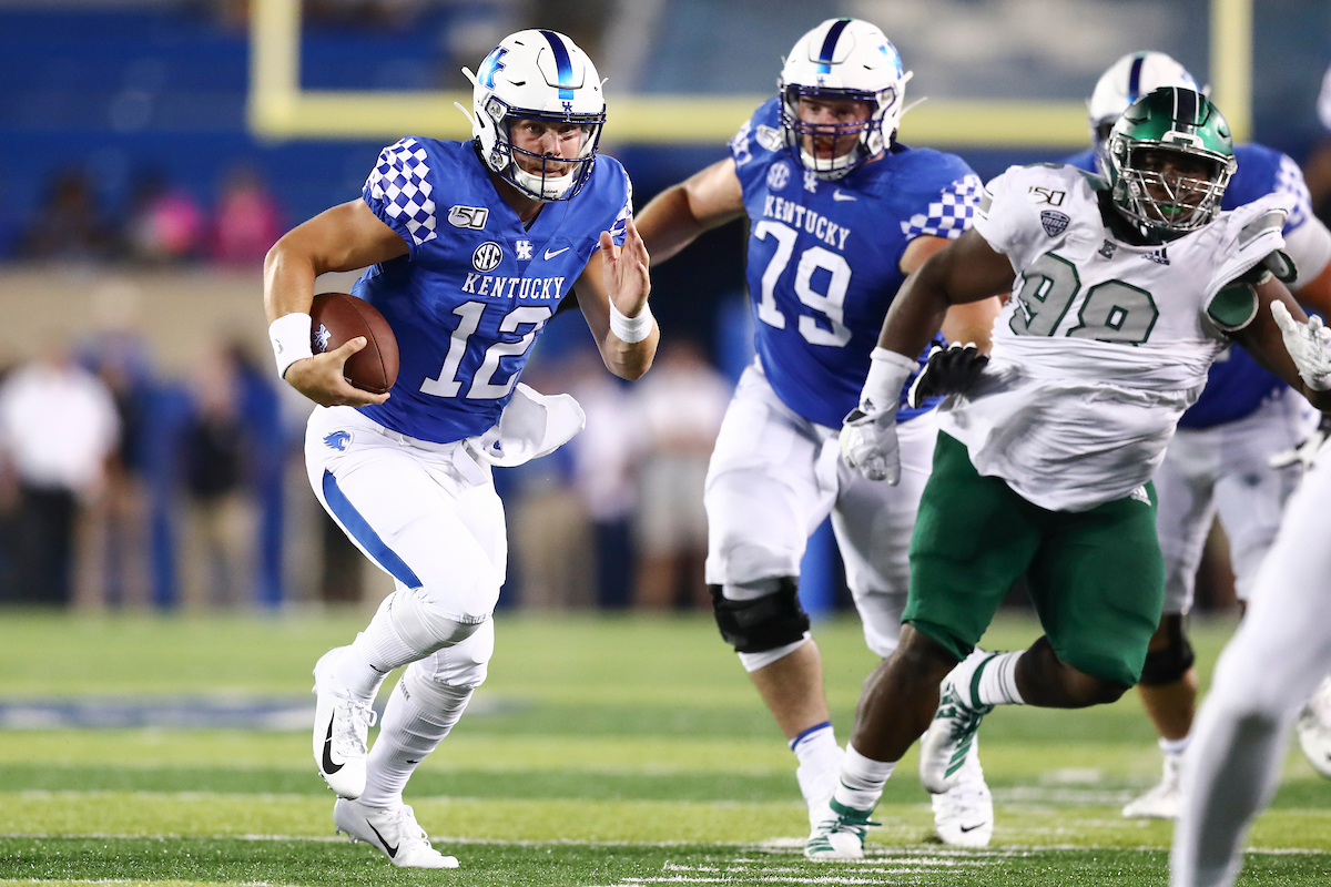Sawyer Smith.


UK beat EMU 38-17.


Photo by Elliott Hess | UK Athletics