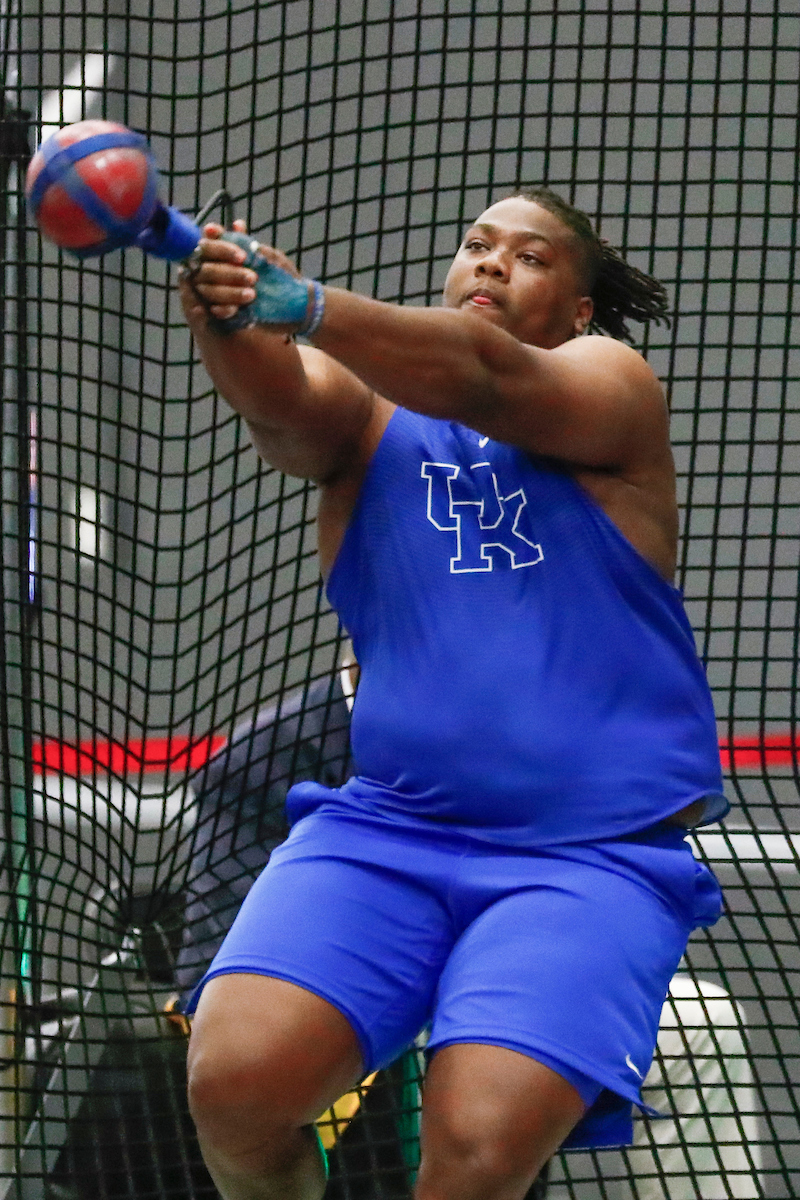 Charles Lenford.

Day two of the 2019 SEC Indoor Track and Field Championships.

Photo by Chet White | UK Athletics