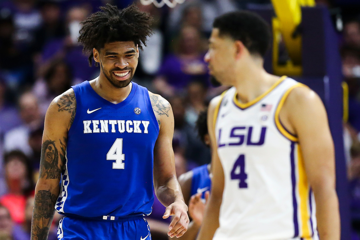 Nick Richards.

Kentucky beat LSU 79-76.

Photo by Chet White | UK Athletics