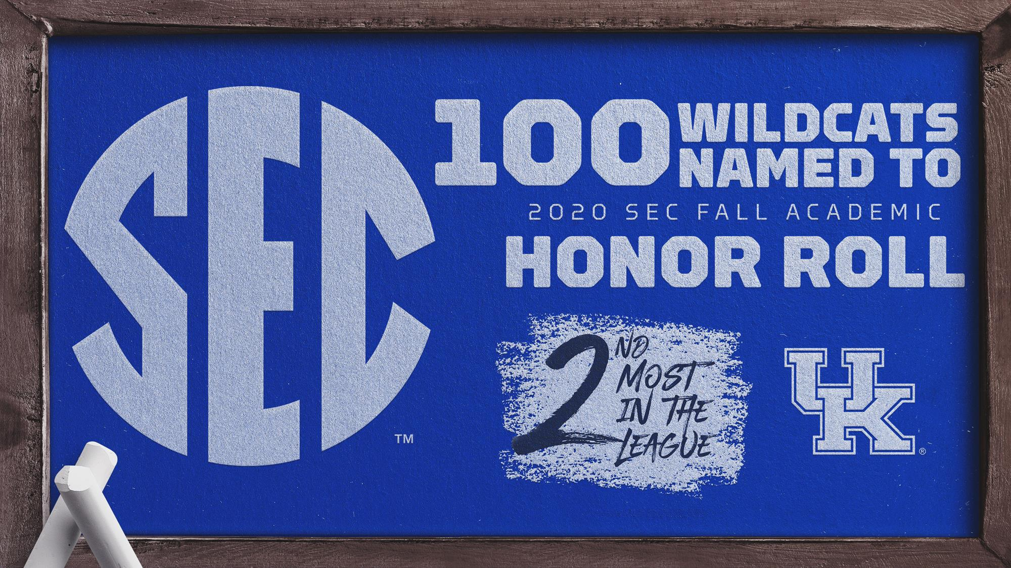 100 Wildcats Earn a Place on the SEC Fall Sports Academic Honor Roll