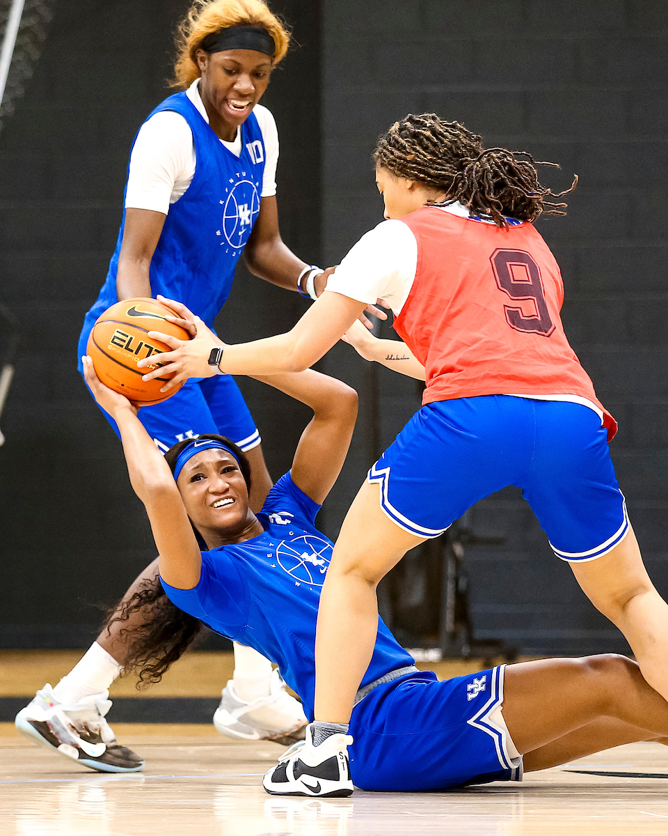 Nyah Leveretter. Rhyne Howard.

Kentucky Practice and Vanderbilt for the SEC Tournament.

Photo by Eddie Justice | UK Athletics