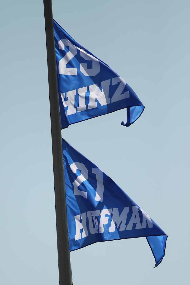 Brooklin Hinz. Hannah Huffman.

The University of Kentucky softball team during Game 1 against South Carolina for Senior Day on Sunday, May 6th, 2018 at John Cropp Stadium in Lexington, Ky.

Photo by Quinn Foster I UK Athletics