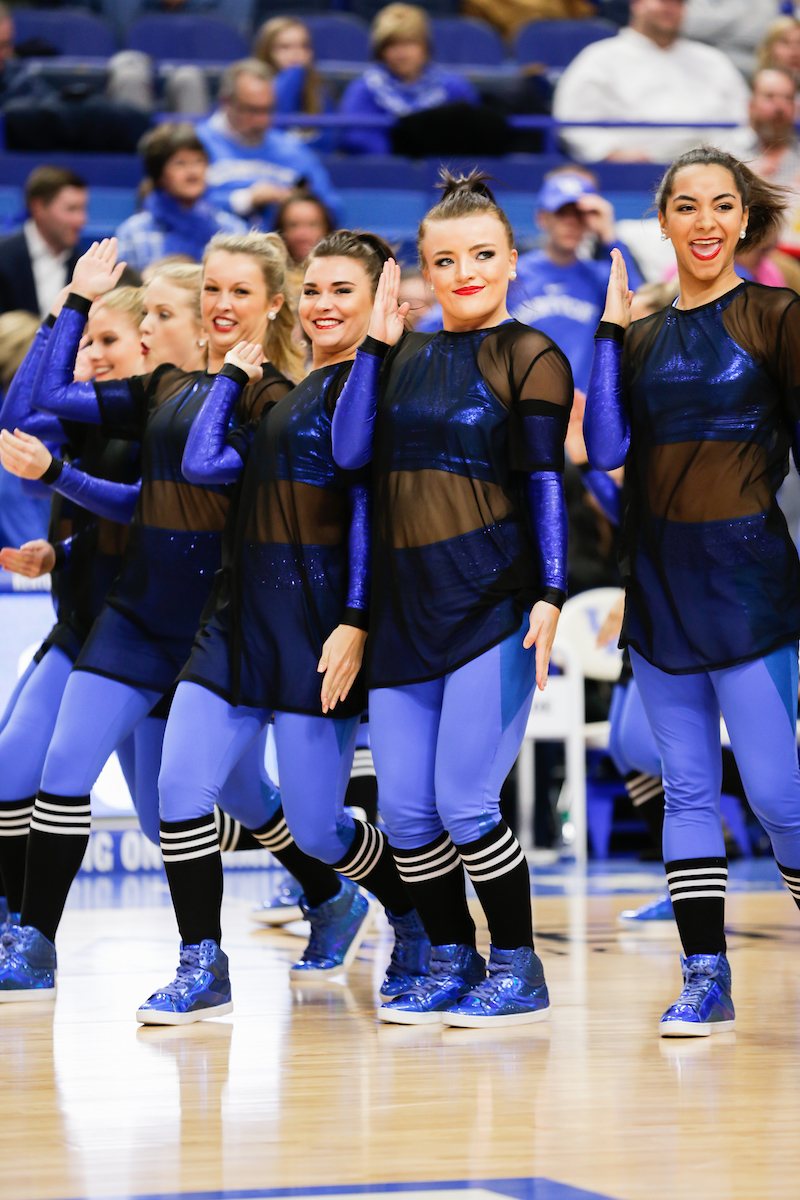 Dance team. 

Kentucky men's basketball defeated Mississippi state 76-55.

Photo by Eddie Justice | UK Athletics