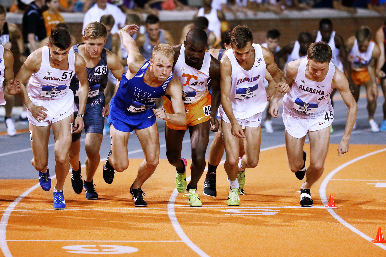 Jacob Thomson.

Day three of the 2018 SEC Outdoor Track and Field Championships on Sunday, May 13, 2018, at Tom Black Track in Knoxville, TN.

Photo by Chet White | UK Athletics