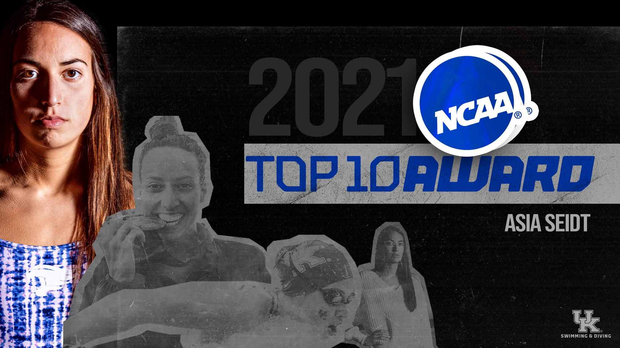 Not Done Yet: Seidt Named a 2021 NCAA Top 10 Honoree