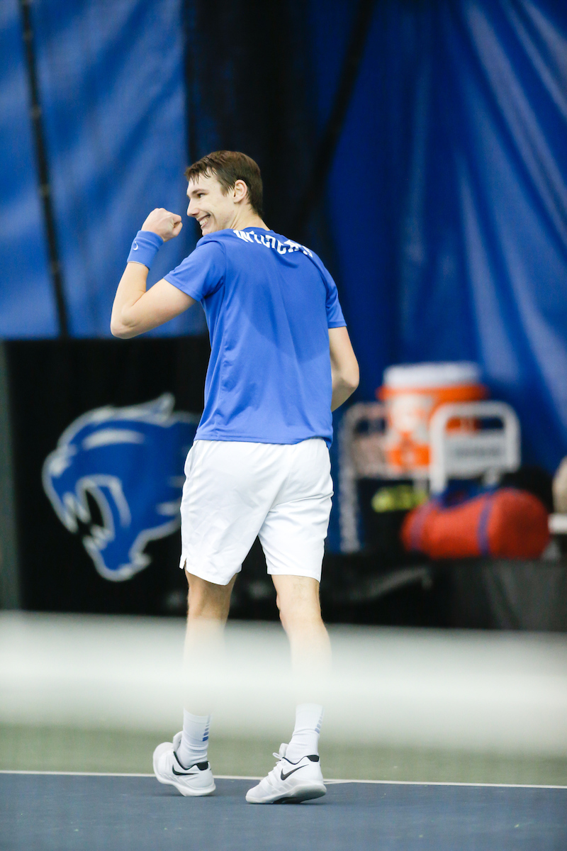 Cesar Bourgois.

Kentucky men's tennis hosts Notre Dame.

Photo by Isaac Janssen | UK Athletics