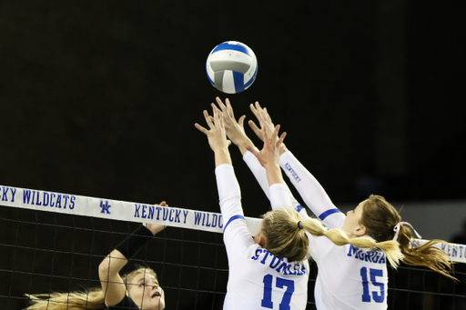 Alli Stumler

UK volleyball beats Purdue in the second round of the NCAA Tournament.  

Photo by Meghan Baumhardt  | UK Athletics