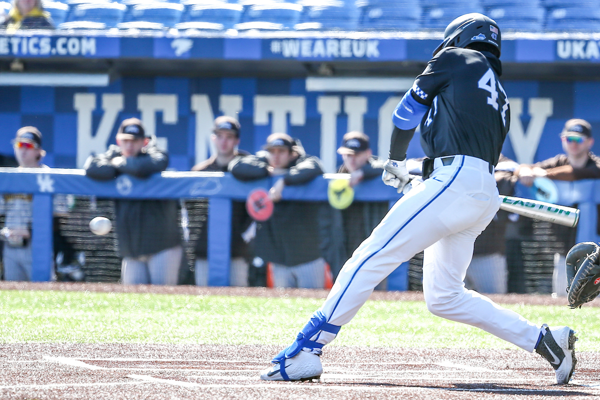Ryan Ritter.

Kentucky sweeps Western Michigan 16-5.

Photo by Sarah Caputi | UK Athletics