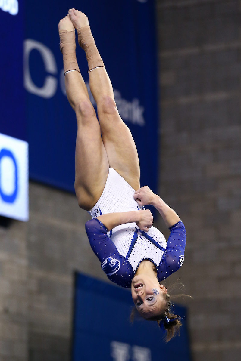 Raena Worley.

Kentucky gymnastics loses to Florida.

Photo by Tommy Quarles | UK Athletics
