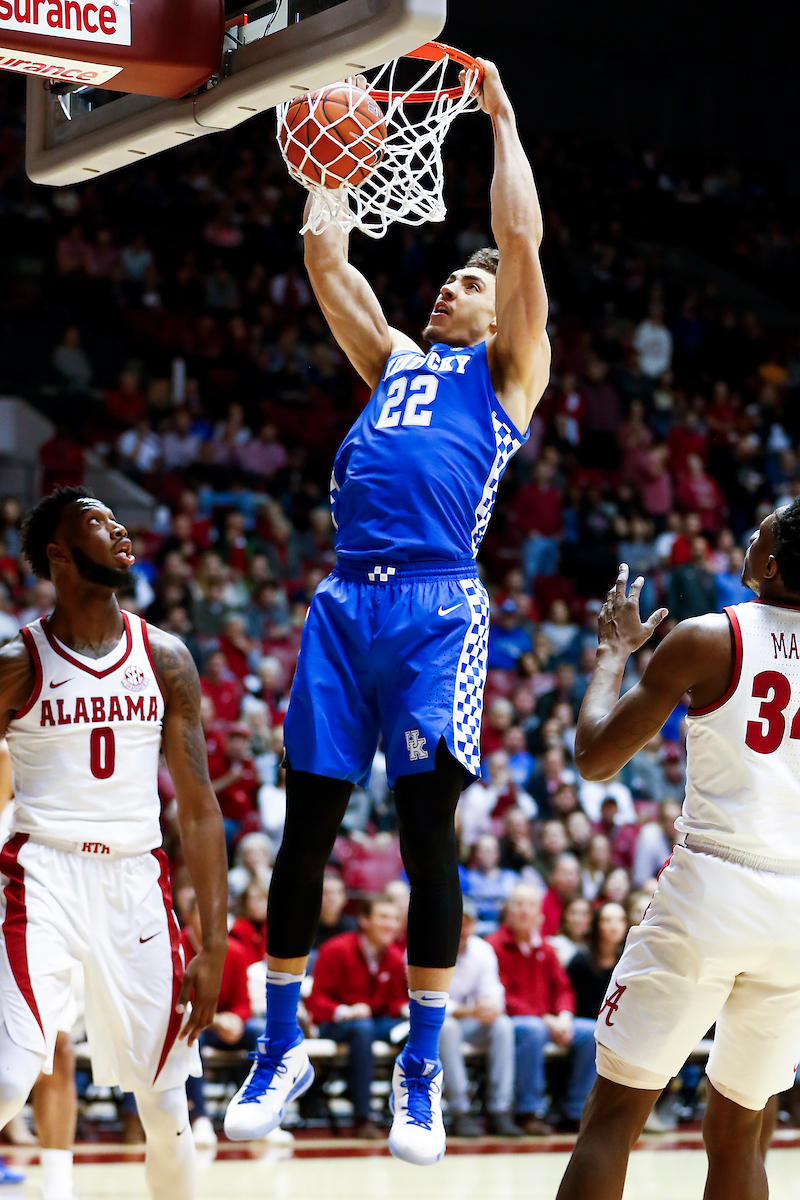 Reid Travis.

Kentucky falls to Alabama 77-75 on Saturday, January 5, 2019, at Coleman Coliseum in Tuscaloosa, AL.

Photo by Chet White | UK Athletics