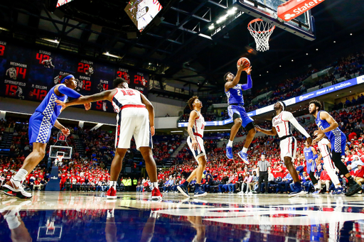 Ashton Hagans.

Kentucky beat Ole Miss 80-76 at The Pavilion in Oxford, Miss.

Photo by Chet White | UK Athletics