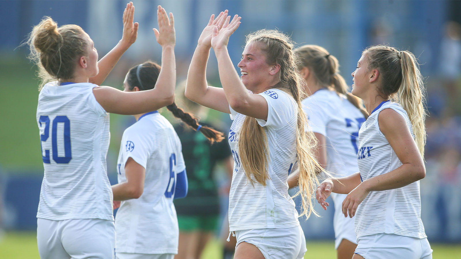 Rhodes’ Hat Trick Leads Kentucky Past Marshall, 3-0, in Home Opener
