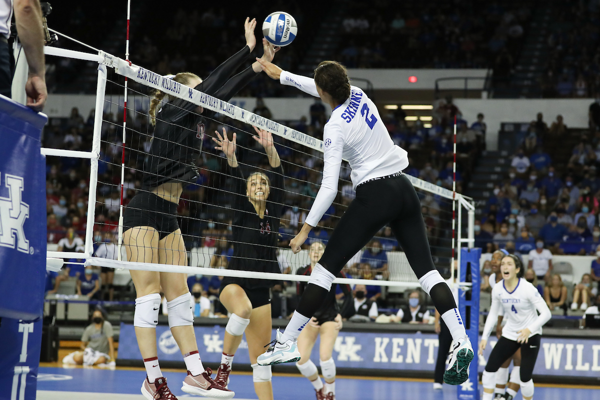 MADI SKINNER.

Kentucky beats Stanford, 3-2.

Photo by Elliott Hess | UK Athletics