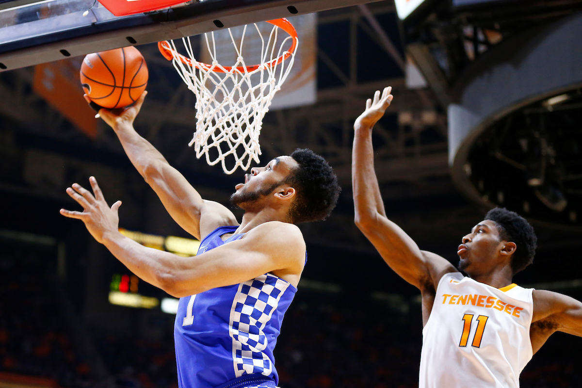 Sacha Killeya-Jones.

The University of Kentucky men's basketball team falls to Tennessee 76-65 on Saturday, January 6, 2018, at Thompson-Boling Arena in Knoxville, TN.

Photo by Chet White | UK Athletics