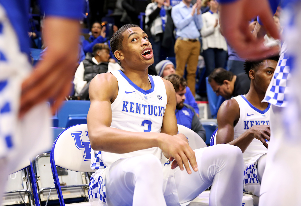 Keldon Johnson


Men's Basketball beats North Dakota 96-58.

Photo by Britney Howard  | UK Athletics
