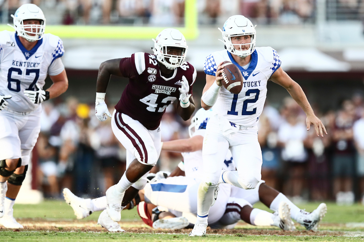 SAWYER SMITH.

Kentucky falls to Mississippi State, 28-13.

Photo by Elliott Hess | UK Athletics