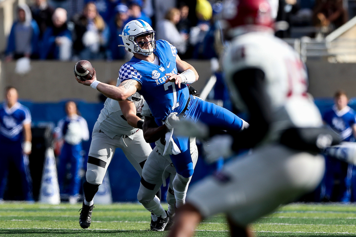 Will Levis.

Kentucky beat New Mexico State 56-16.

Photos by Chet White | UK Athletics