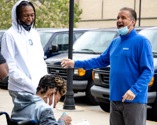 TyTy Washington moves in to the Wildcat Coal Lodge for the 2021-22 season.

Photo by Eddie Justice | UK Athletics