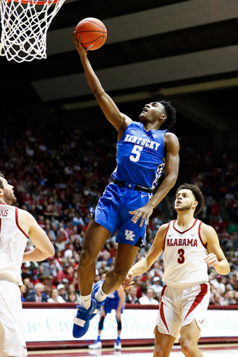 Immanuel Quickley.

Kentucky falls to Alabama 77-75 on Saturday, January 5, 2019, at Coleman Coliseum in Tuscaloosa, AL.

Photo by Chet White | UK Athletics
