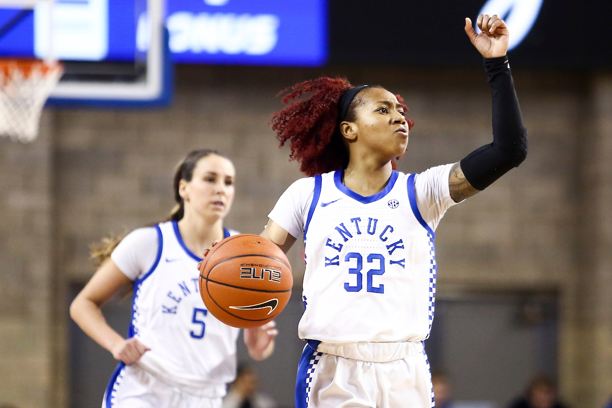 Jaida Roper.

Kentucky beat Georgia 88-77.

Photo by Hannah Phillips | UK Athletics