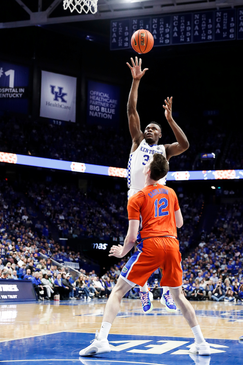 Oscar Tshiebwe.

Kentucky beat Florida 78-57.

Photos by Chet White | UK Athletics