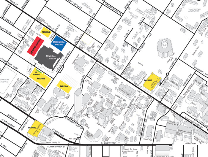 UK Hoops Parking Information for Friday's Game