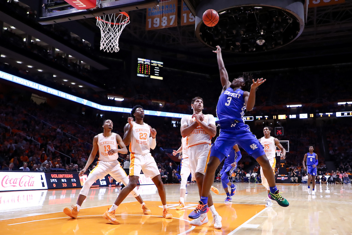Tyrese Maxey.

Kentucky beat Tennessee, 77-64.

Photo by Elliott Hess | UK Athletics