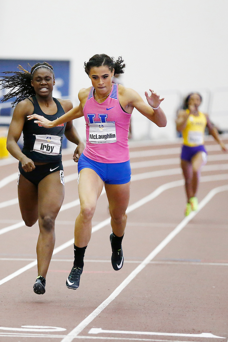 Sydney McLaughlin.

The University of Kentucky track and field team competes in day two of the 2018 SEC Indoor Track and Field Championships at the Gilliam Indoor Track Stadium in College Station, TX., on Sunday, February 25, 2018.

Photo by Chet White | UK Athletics