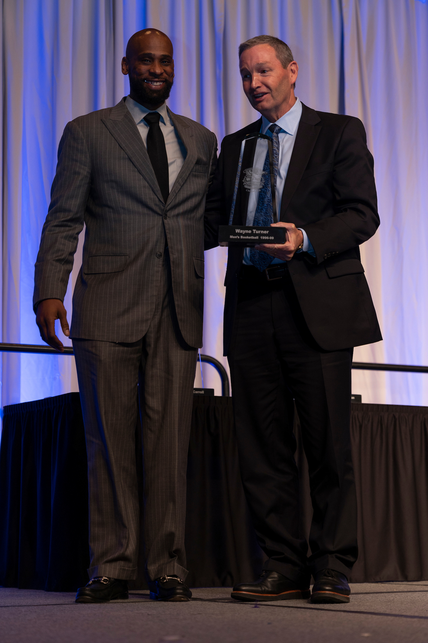 Wayne Turner. Mitch Barnhart.

The 2020 and 2021 UK Athletics Hall of Fame classes were inducted Thursday night at Central Bank Center.

Photo by Grant Lee | UK Athletics