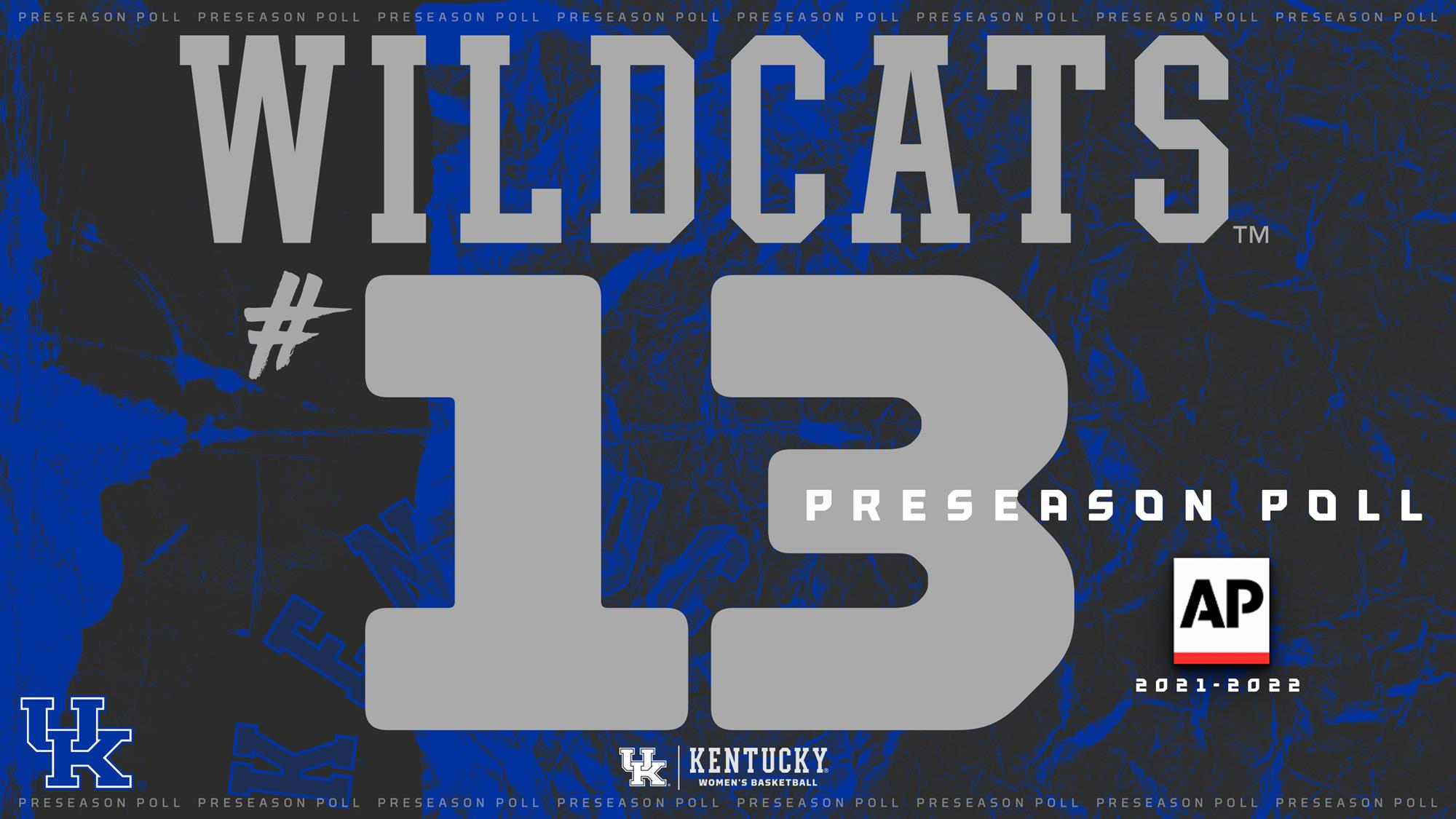 Kentucky WBB Begins Season at No. 13 in AP Top 25