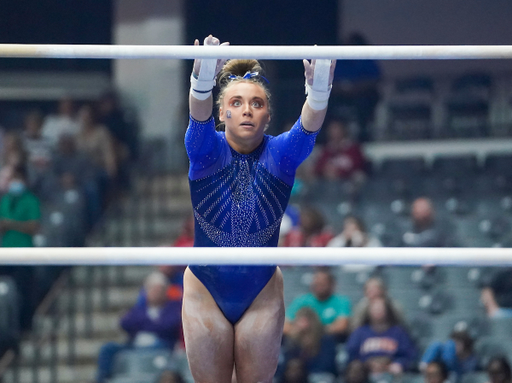 Kentucky gymnast during the SEC championship at BJCC's Legacy Arena in Birmingham, Ala., Saturday, March 19, 2022. (Marvin Gentry | Marvin-Gentry.com)